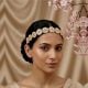 Handcrafted Kundan Alloy Metal Floral Hairband